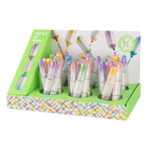 Exp 36 mini subrayadores dual colores surtidos