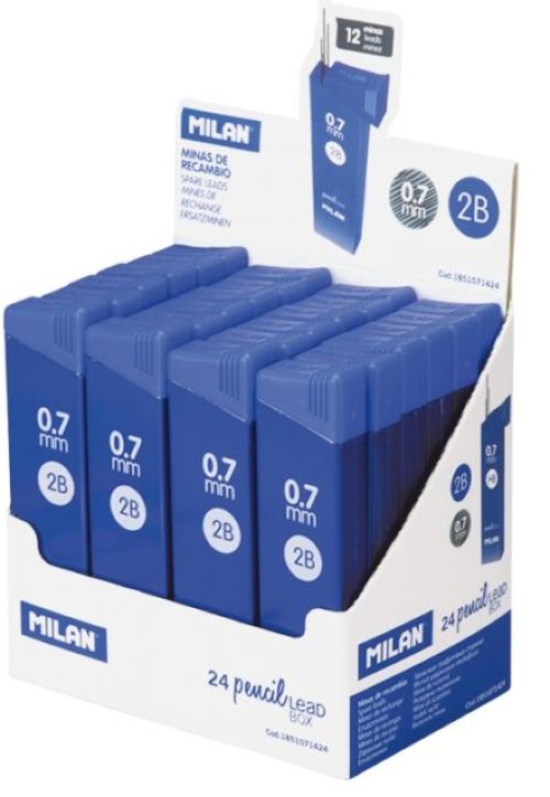 EXP 24 CAJAS DE 12 MINAS GRAFITO 0,7MM 2B