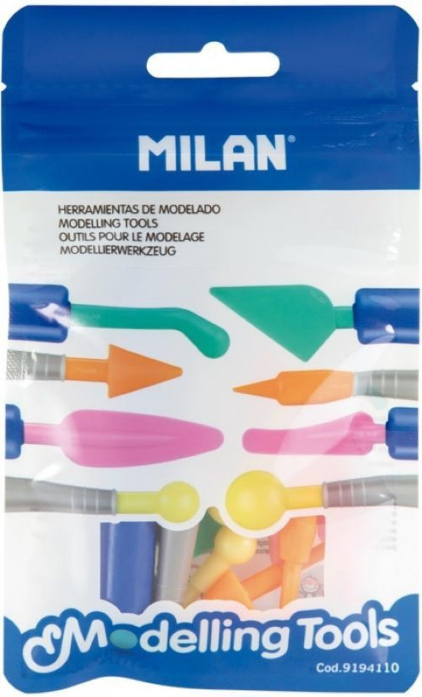 Blister de herramientas de modelado milan