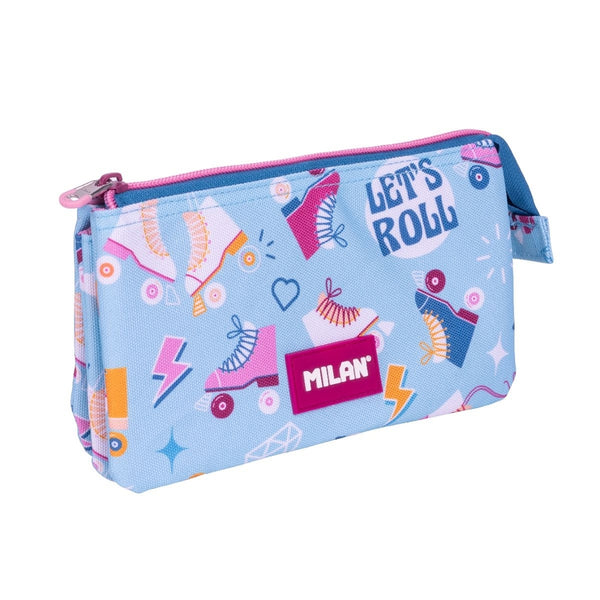ESTUCHE PORTATODOS 5 COMPARTIMENTOS ROLLER 22X12X4CM