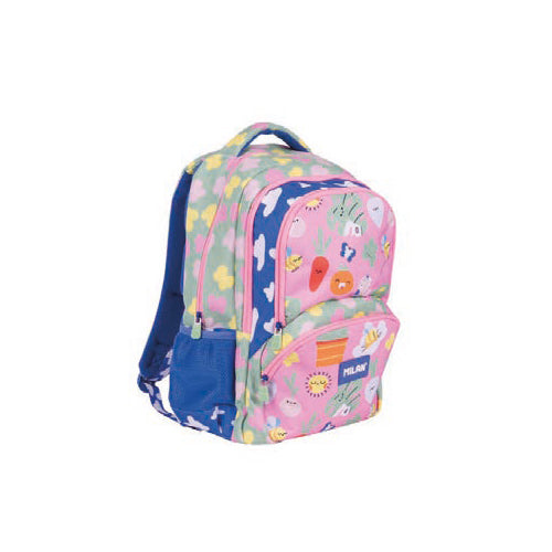 MOCHILA ESCOLAR 4 CREMALLERAS 48X34X16CM GREEN &.GROW