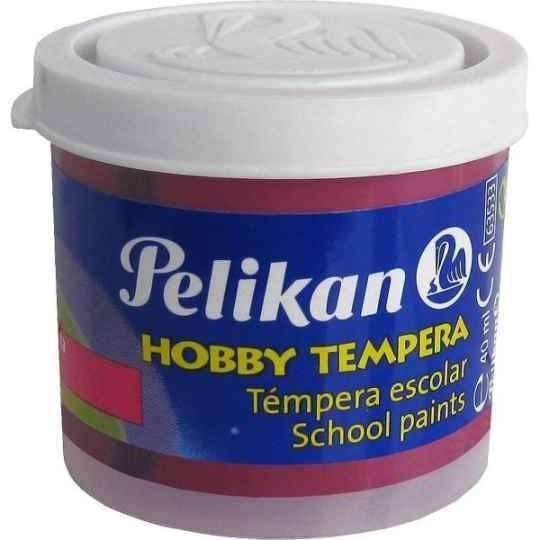 c/6 botes tempera pelikan 40ml color magenta nº43