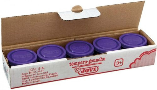 C/5 BOTES TEMPERA JOVI 35ML VIOLETA