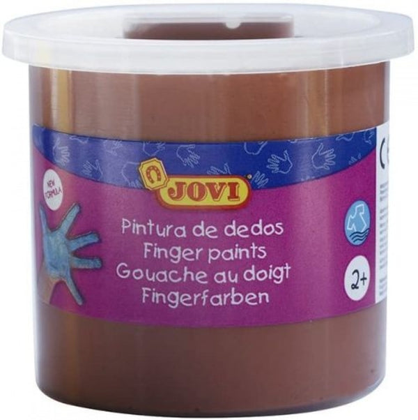 ESTUCHE 5 BOTES PINTURA DEDOS JOVI 125ML MARRON