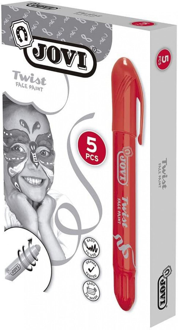 ESTUCHE 5 STICKS DE MAQUILLAJE JOVI ROJO
