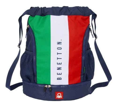 SACO MOCHILA BENETTON FLAG 35x40x1cm