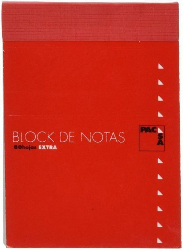 Paq/10 bloc notas con tapa 16º 80h 60gr liso