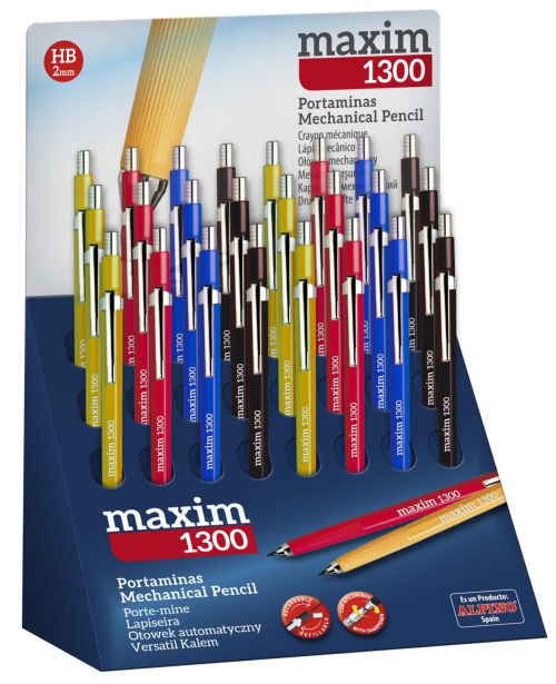 Exp 24 portaminas 2mm colores surtidos alpino maxim
