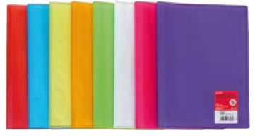 c/10 carpetas Fº 30 fundas soldadas colores surtidos poliplas