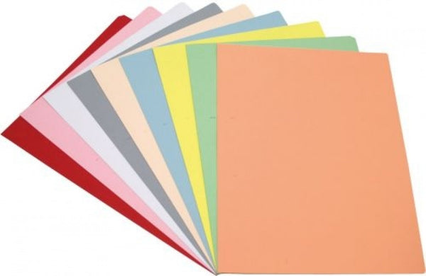 PAQ/50 SUBCARPETAS A4 180G AMARILLO CLARO
