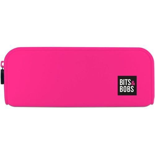 PORTATODO SILICONA ROSA FLUOR B&.B 23,1x31,3x2,8cm
