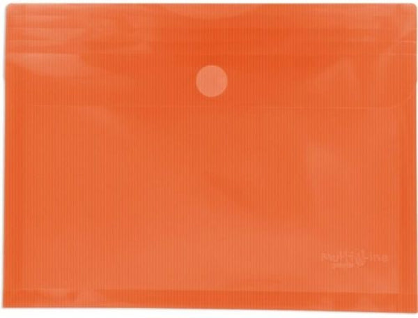 PAQ/5 CARPETA SOBRE Fº NARANJA CON FUELLE VELCRO PP MULTIL
