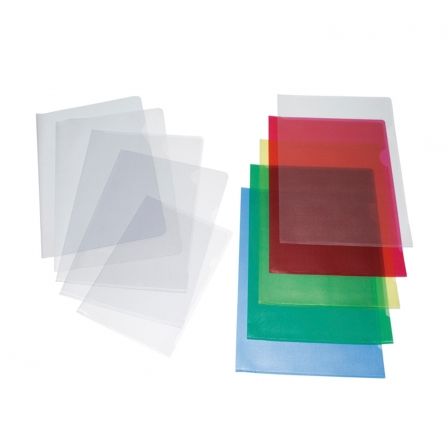 C/50 fundas dossier uñero liso 200 micras a4 pp transparente