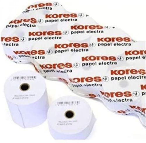 PACK 10 ROLLOS PAPEL ELECTRA 75X65X12MM KORES
