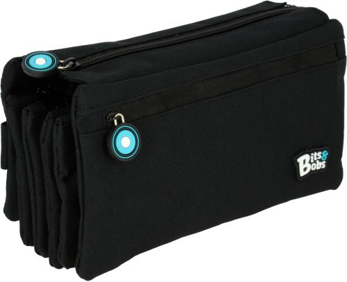 PORTATODO CUADRUPLE PLANO BITS &.BOBS COLOR NEGRO 23X12 CM