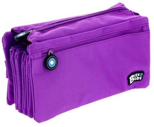 PORTATODO CUADRUPLE PLANO BTIS &.BOBS VIOLETA 23X12 CM