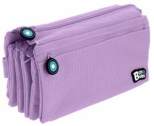 PORTATODO CUADRUPLE PLANO BITS &.BOBS LAVANDA 23X12 CM