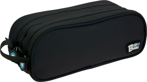 PORTATODO DOBLE BITS &.BOBS NEGRO 24,5X9,5 CM