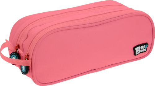 PORTATODO DOBLE BITS &.BOBS ROSA CLARO 24,5X9,5 CM