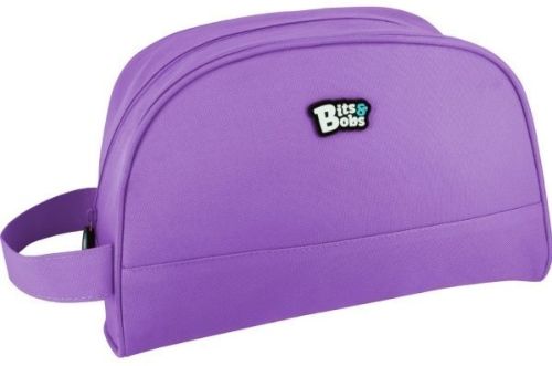 PORTATODO REDONDO BITS &.BOBS COLOR VIOLETA 26X15X12 CM