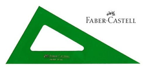 C/5 cartabon serie tecnica 16cm metacrilato verde sin graduar
