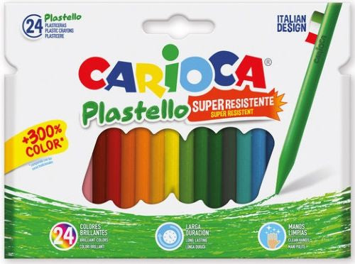 Estuche 24 plasticeras cariocacolor