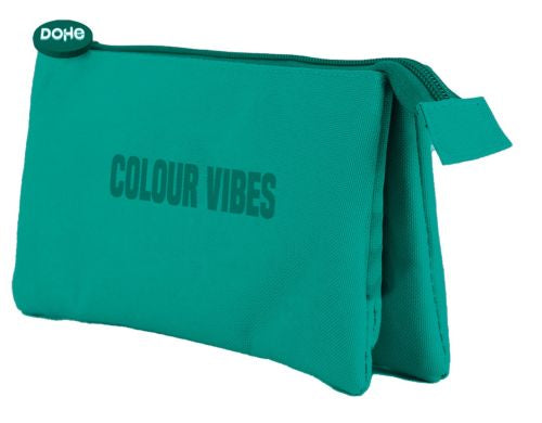 PORTATODO TRIPLE VERDE COLOUR VIBES 230X120X25MM