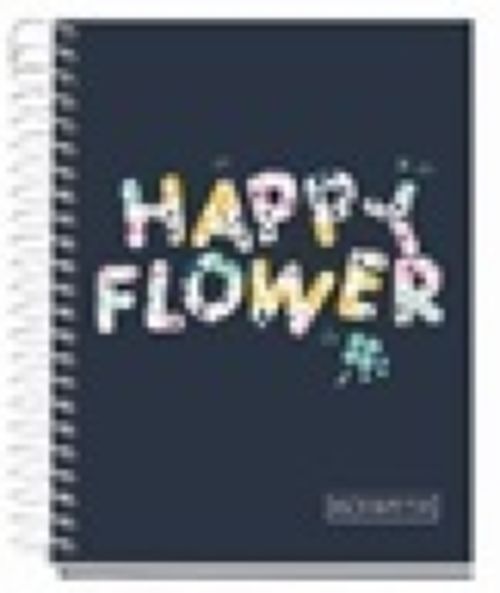 NOTEBOOK4 A6 120H CUADRICULA 5X5 70G HAPPY FLOWER