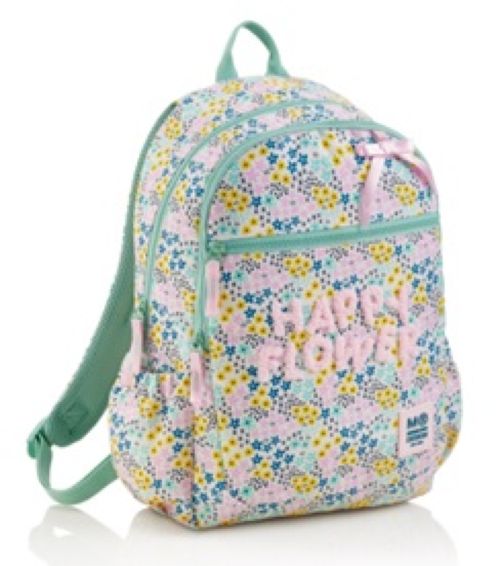 MOCHILA TRIPLE LISBOA RECICLADA HAPPY FLOWER 14L
