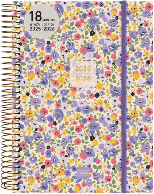 AGENDA ESCOLAR 25-26 18 MESES E10 2DP GIRL ESPIRAL