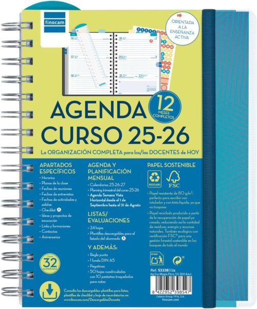 AGENDA ESCOLAR 25-26 MAGIS PERS AZUL 1/4 SVH