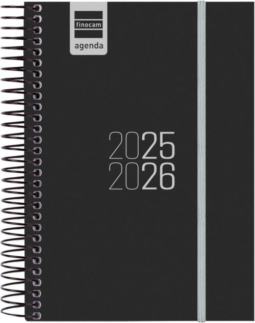 AGENDA ESCOLAR 25-26 ESPIR NEGRO E8 DP