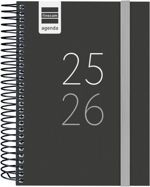 AGENDA ESCOLAR 25-26 SEC NEGRO 1/8 DP
