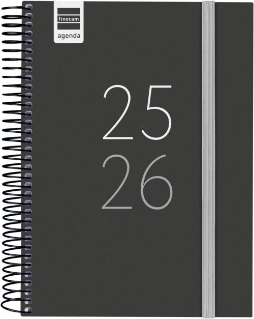 AGENDA ESCOLAR 25-26 SEC NEGRO 1/4 DP
