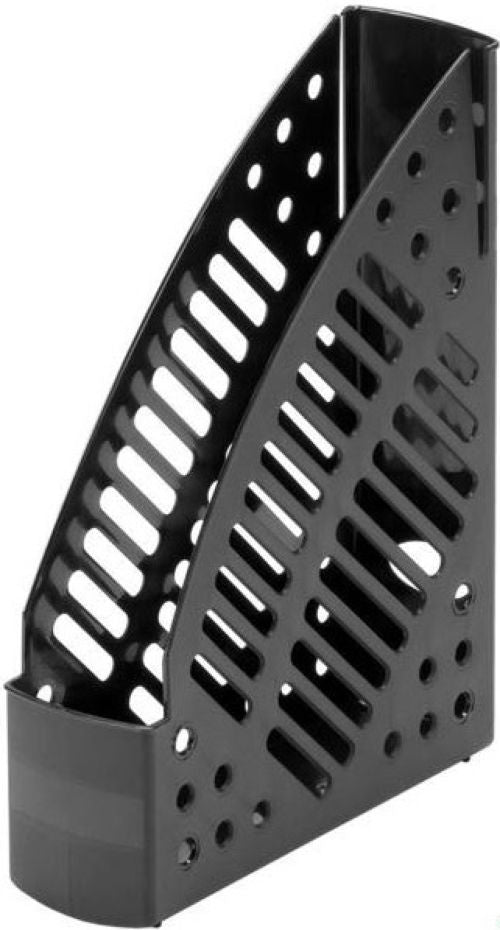 REVISTERO DE PLASTICO RECICLADO OPACO NEGRO 320X245X75MM
