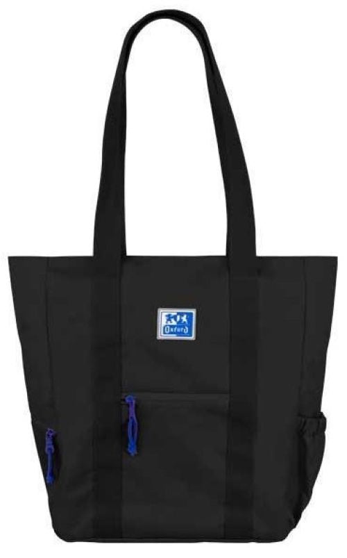 Bolso tote bag b-trendy 34x32x12 color negro oxfbag