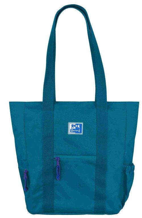 Bolso tote bag b-trendy 34x32x12 color aqua oxfbag