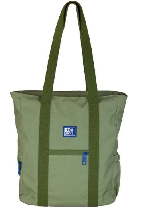 Bolso tote bag b-trendy 34x32x12 color verde safari oxfbag