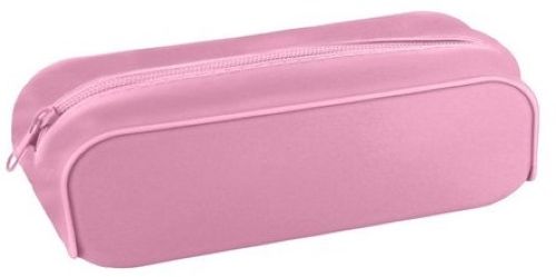 Portatodo silicona simple 19x5x7cm color rosa enri