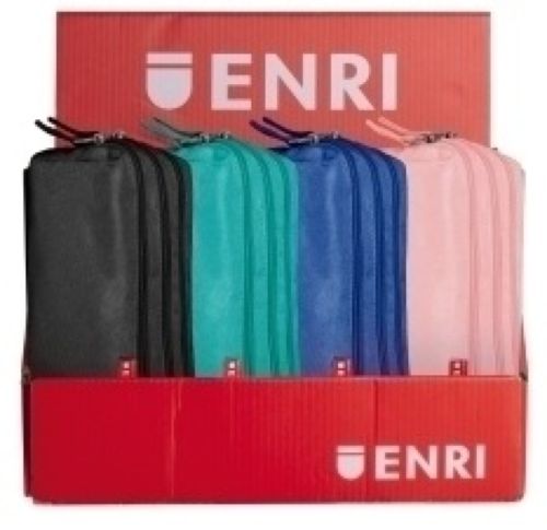 Exp 20 portatodo triple colores surtidos 21x7x11cm poliester Enri
