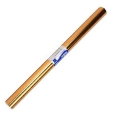 ROLLO FILM AUTOADHESIVO 0,5X3M ORO METALIZADO