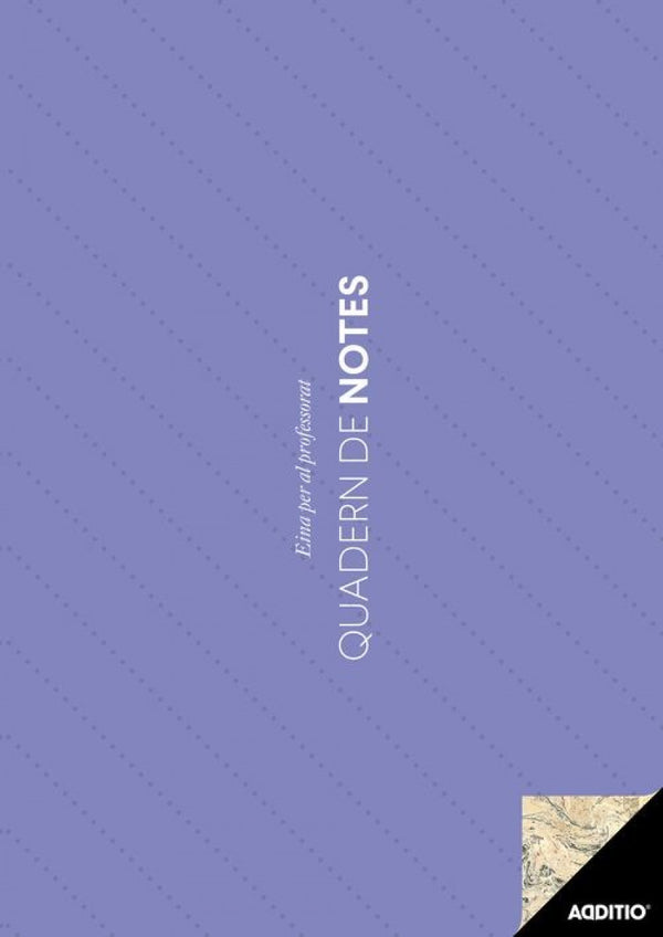 (CAT).QUADERN DE NOTES A4