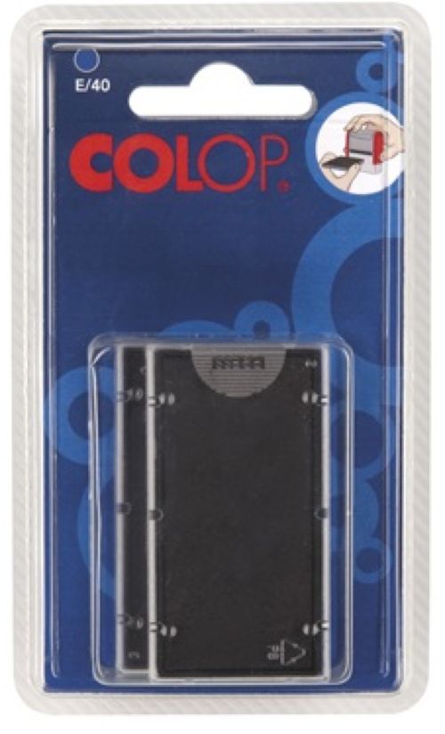 BLISTER 2 ALMOHADILLAS E60 AZUL COLOP