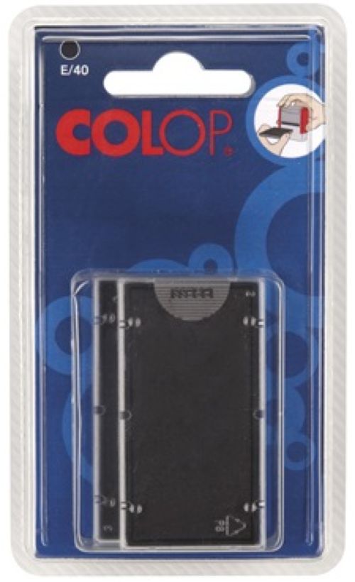 BLISTER 2 ALMOHADILLAS E60 NEGRO COLOP